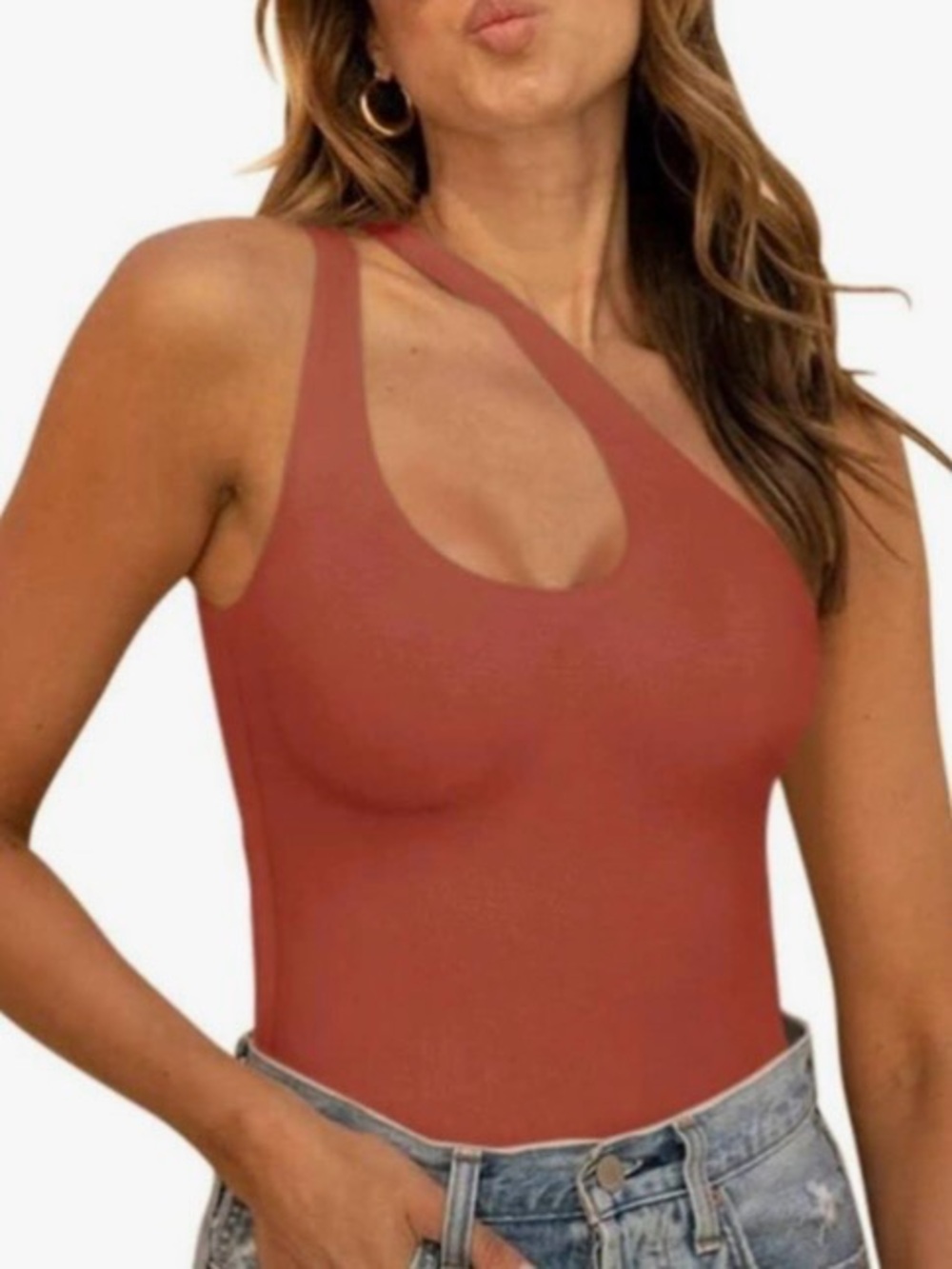 Coral bodysuit size medium